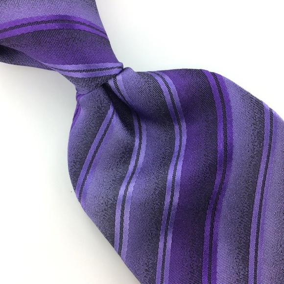 VAN HEUSEN Other - STRIPED JACQUARD Silk Men Designer Necktie Tie